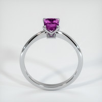 0.57 Ct. Sapphire Ring, 18K White Gold 3