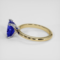1.92 Ct. Blue Sapphire Ring, 14K White & Yellow 4