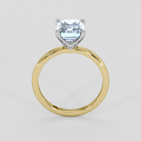 2.99 Ct. Blue Sapphire Ring, 18K White & Yellow 3
