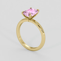 2.54 Ct. Padparadscha Sapphire Ring, 10K Yellow Gold 2