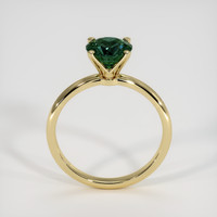 1.29 Ct. Bluish Green Sapphire Ring, 10K Yellow Gold 3