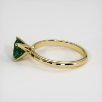 1.29 Ct. Bluish Green Sapphire Ring, 10K Yellow Gold 4