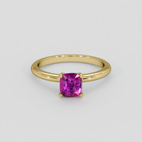 2.13 Ct. Pinkish Purple Sapphire Ring, 10K Yellow Gold 1
