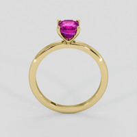 2.13 Ct. Pinkish Purple Sapphire Ring, 10K Yellow Gold 3
