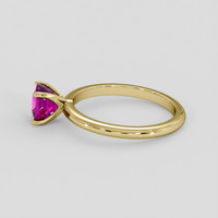 2.13 Ct. Pinkish Purple Sapphire Ring, 10K Yellow Gold 4