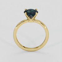 1.45 Ct. Greenish Blue Sapphire Ring, 10K Yellow Gold 3