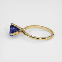 2.41 Ct. Blue Sapphire Ring, 14K Yellow Gold 4