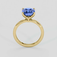 3.26 Ct. Blue Sapphire Ring, 14K Yellow Gold 3