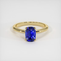 2.14 Ct. Sapphire Ring, 14K Yellow Gold 1