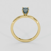 0.71 Ct. Alexandrite Ring, 14K Yellow Gold 3