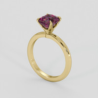 1.61 Ct. Reddish Pink Spinel Ring, 14K Yellow Gold 2