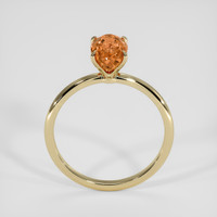 2.81 Ct. Pinkish Orange Imperial Topaz Ring, 14K Yellow Gold 3