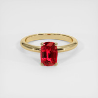 1.27 Ct. Ruby Ring, 14K Yellow Gold 1