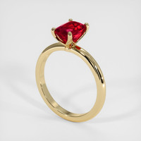 1.27 Ct. Ruby Ring, 14K Yellow Gold 2