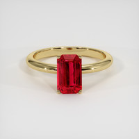 2.23 Ct. Ruby Ring, 14K Yellow Gold 1