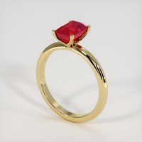 2.08 Ct. Ruby Ring, 14K Yellow Gold 2