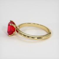 2.08 Ct. Ruby Ring, 14K Yellow Gold 4