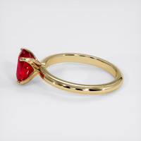 1.59 Ct. Ruby Ring, 14K Yellow Gold 4