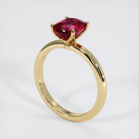 1.68 Ct. Ruby Ring, 14K Yellow Gold 2