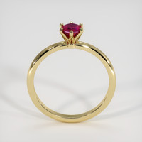 0.67 Ct. Ruby Ring, 14K Yellow Gold 3