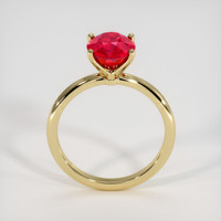2.35 Ct. Ruby Ring, 14K Yellow Gold 3