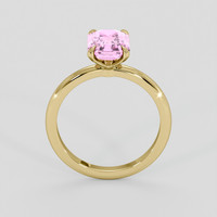 2.54 Ct. Padparadscha Sapphire Ring, 14K Yellow Gold 3