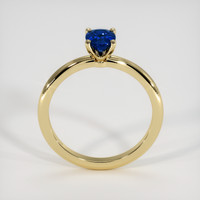 0.77 Ct. Blue Sapphire Ring, 14K Yellow Gold 3