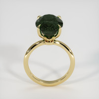8.09 Ct. Bluish Green Sapphire Ring, 14K Yellow Gold 3