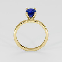 1.30 Ct. Blue Sapphire Ring, 14K Yellow Gold 3