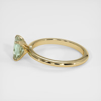 1.36 Ct. Green Sapphire Ring, 14K Yellow Gold 4