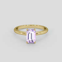 1.62 Ct. Purple Sapphire Ring, 14K Yellow Gold 1