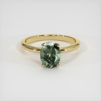2.05 Ct. Sapphire Ring, 14K Yellow Gold 1