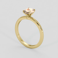 1.28 Ct. Padparadscha Sapphire Ring, 14K Yellow Gold 2
