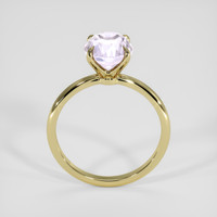 3.01 Ct. Purple Sapphire Ring, 14K Yellow Gold 3
