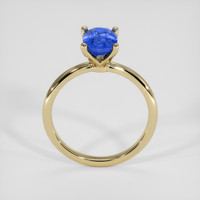 1.31 Ct. Blue Sapphire Ring, 14K Yellow Gold 3