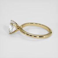 2.10 Ct. White Sapphire Ring, 14K Yellow Gold 4