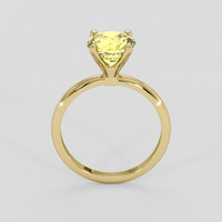2.83 Ct. Yellow Sapphire Ring, 14K Yellow Gold 3