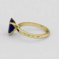 2.64 Ct. Blue Sapphire Ring, 14K Yellow Gold 4