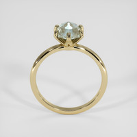 1.37 Ct. Bluish Green Sapphire Ring, 14K Yellow Gold 3