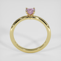 0.61 Ct. Pink Sapphire Ring, 14K Yellow Gold 3