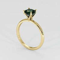 2.14 Ct. Green Sapphire Ring, 14K Yellow Gold 2