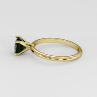 2.14 Ct. Green Sapphire Ring, 14K Yellow Gold 4