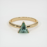 0.93 Ct. Sapphire Ring, 14K Yellow Gold 1