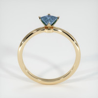 0.71 Ct. Sapphire Ring, 14K Yellow Gold 3