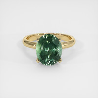 3.90 Ct. Sapphire Ring, 14K Yellow Gold 1