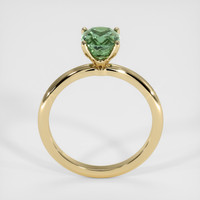 1.65 Ct. Bluish Green Sapphire Ring, 14K Yellow Gold 3