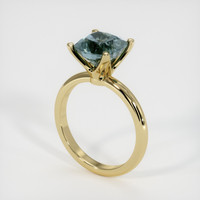 3.29 Ct. Sapphire Ring, 14K Yellow Gold 2