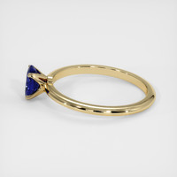 0.76 Ct. Sapphire Ring, 18K Yellow Gold 4