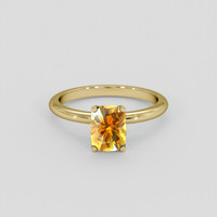 2.18 Ct. Bi Color Sapphire Ring, 18K Yellow Gold 1