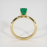 1.01 Ct. Emerald Ring, 18K Yellow Gold 3